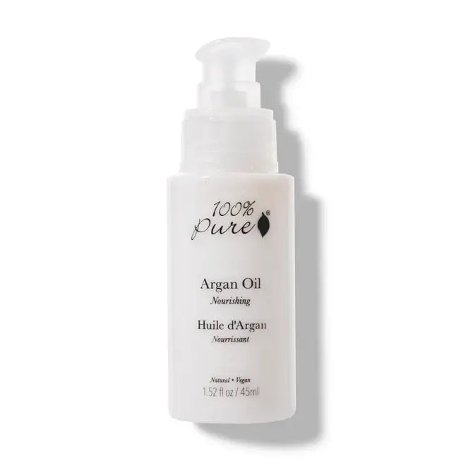 Organic Argan Oil 45ml nourishing moisturizer packed with vitamin E and essential fatty acids.