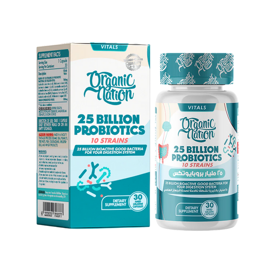 Organic Nation 25 Billion Probiotics 30 Capsules 30capsules