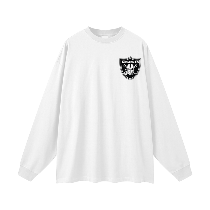 Oversized Unisex Long Sleeve T-Shirt - Memento Mori Clothing