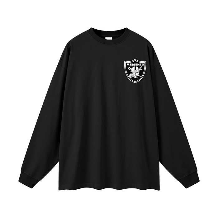 Oversized Unisex Long Sleeve T-Shirt - Memento Mori Clothing