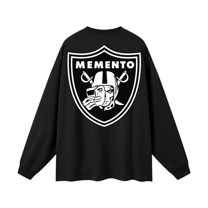 Oversized Unisex Long Sleeve T-Shirt - Memento Mori Clothing