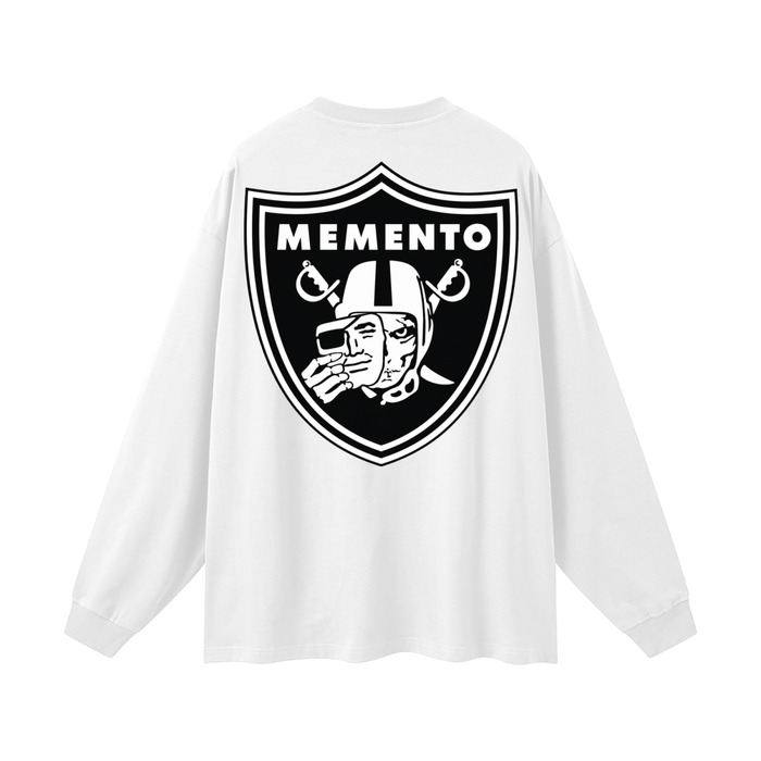 Oversized Unisex Long Sleeve T-Shirt - Memento Mori Clothing