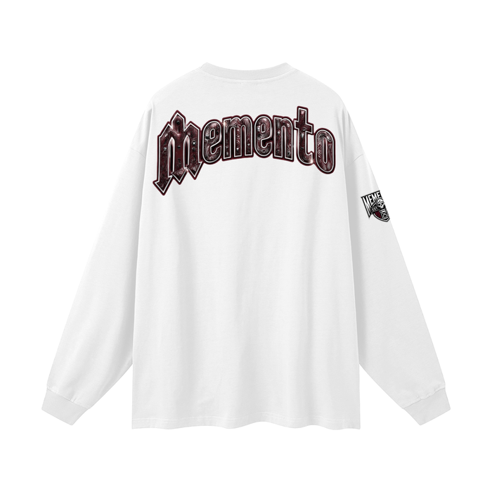 Oversized Unisex Long Sleeve T-Shirt - Memento Mori Clothing