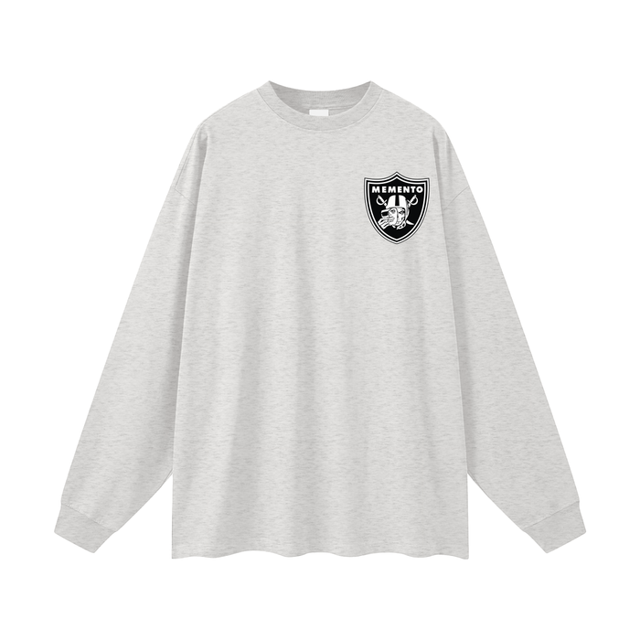Oversized Unisex Long Sleeve T-Shirt - Memento Mori Clothing