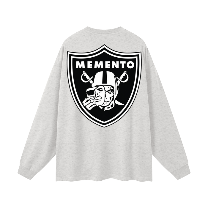 Oversized Unisex Long Sleeve T-Shirt - Memento Mori Clothing