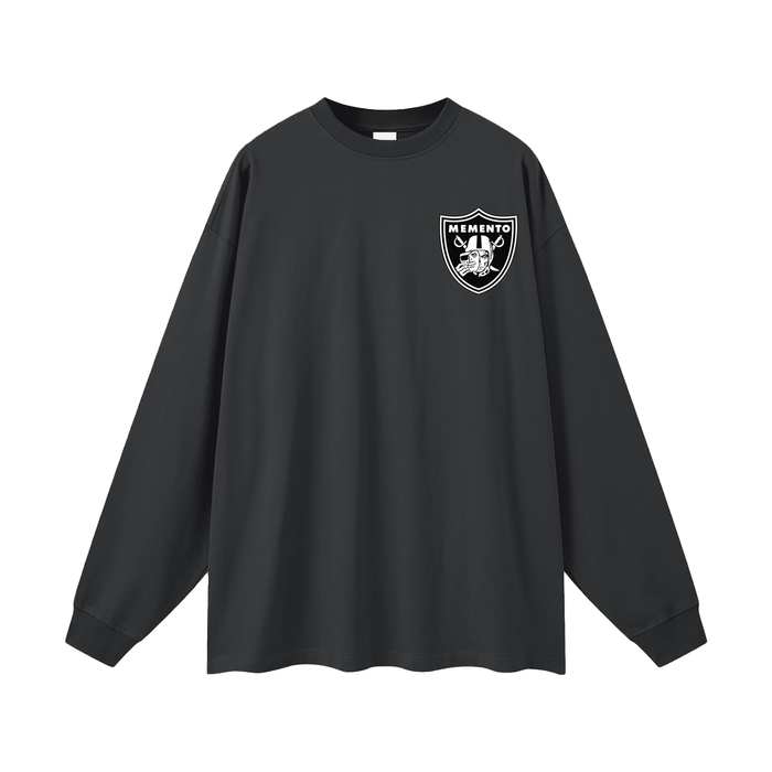 Oversized Unisex Long Sleeve T-Shirt - Memento Mori Clothing