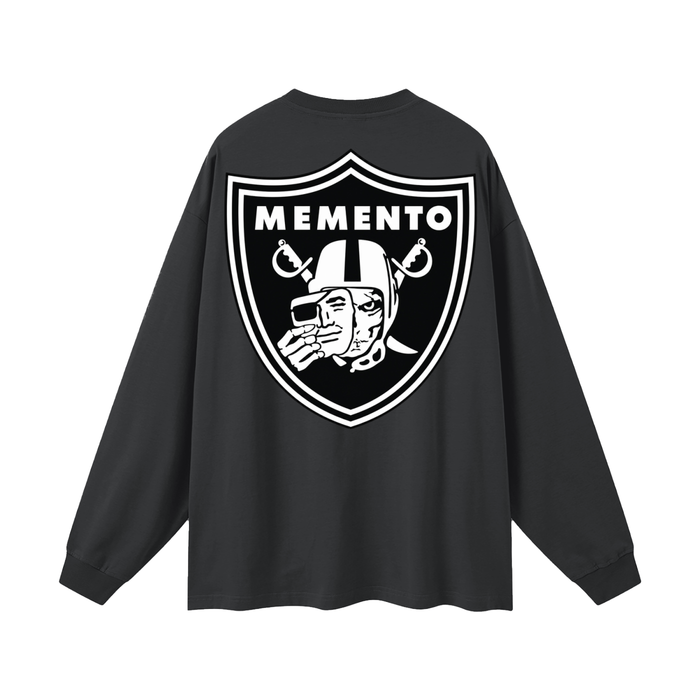 Oversized Unisex Long Sleeve T-Shirt - Memento Mori Clothing