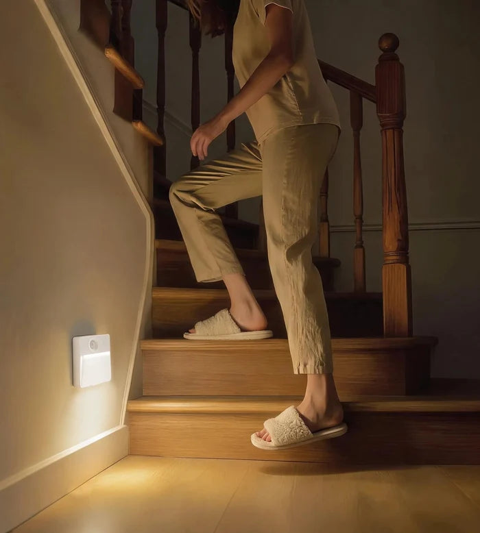 Pack x 2 Veilleuses Intérieures CUBA LED à Détection de Mouvement - Lumihome