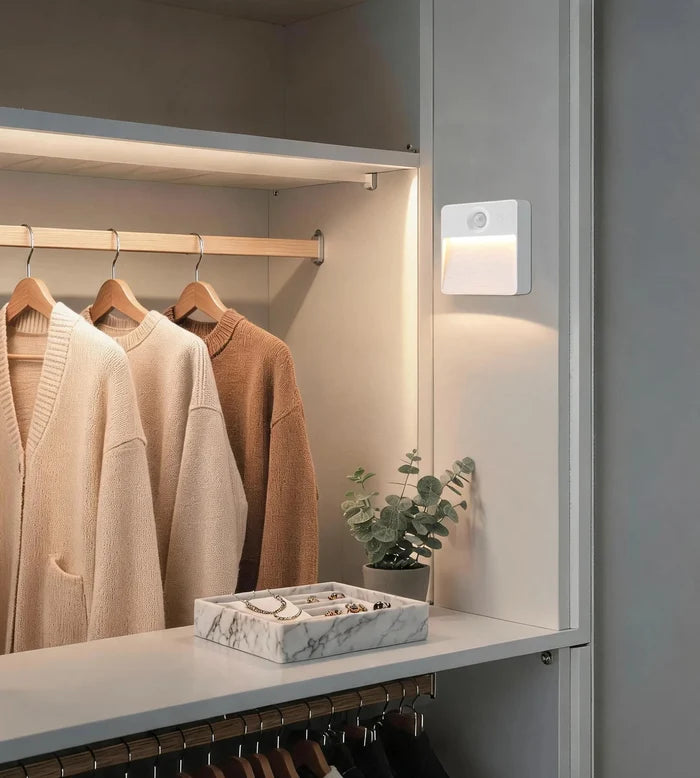 Pack x 2 Veilleuses Intérieures CUBA LED à Détection de Mouvement - Lumihome