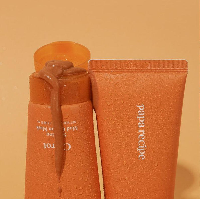 [papa recipe] Carrot Solution Mud Cream Mask 100ml papa recipe