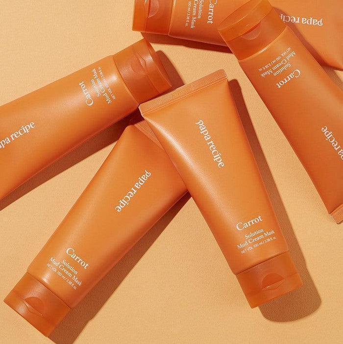 [papa recipe] Carrot Solution Mud Cream Mask 100ml papa recipe