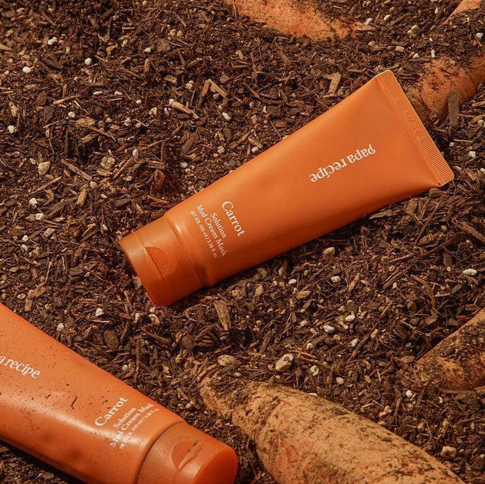 [papa recipe] Carrot Solution Mud Cream Mask 100ml papa recipe