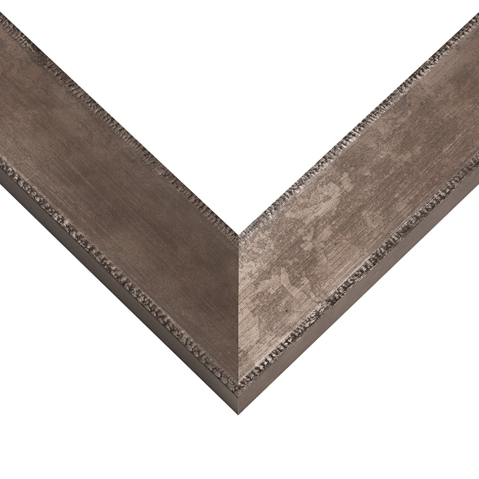 Patina 225 2.25", Matted Distressed Silver Picture Frame