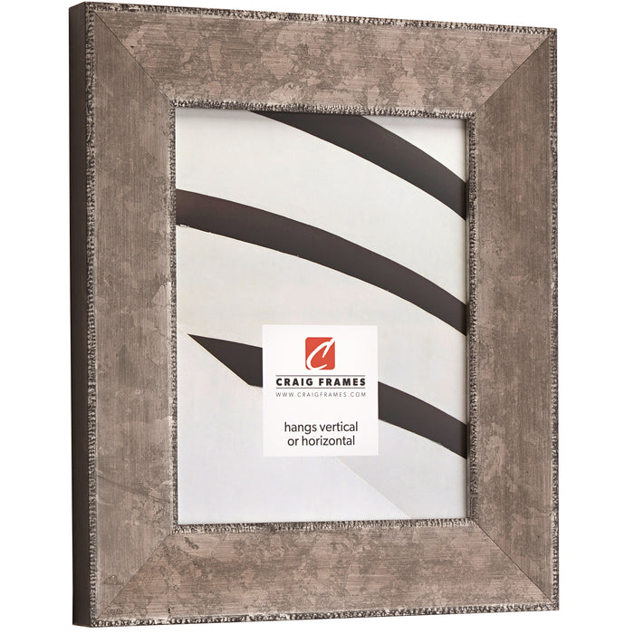 Patina 225 2.25", Matted Distressed Silver Picture Frame