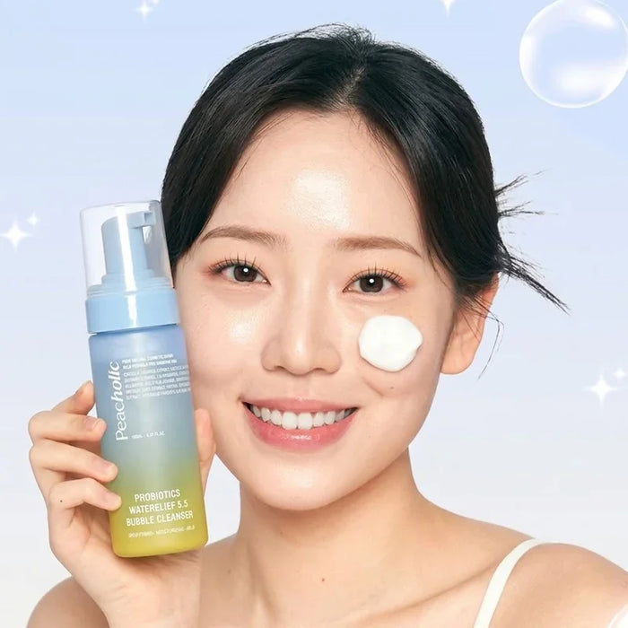 [Peacholic] Probiotics Waterelief 5.5 Bubble Cleanser 150ml