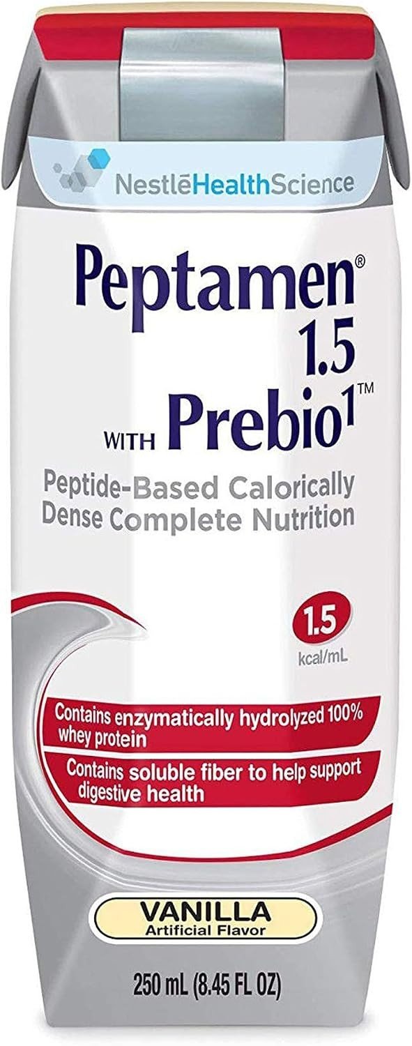 Peptamen 1.5 with Prebio1 Oral Supplement, Vanilla, 250 mL - 10043900349586-Single - LL Medico