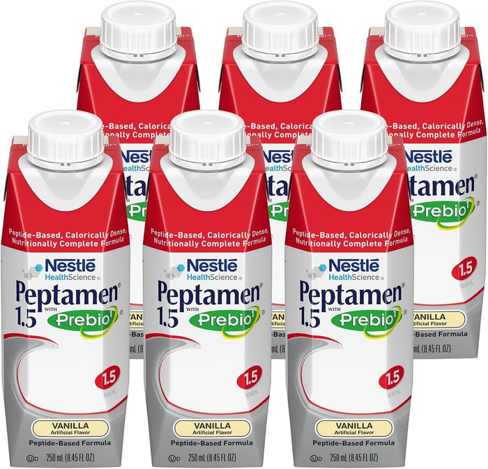 Peptamen 1.5 with Prebio1 Oral Supplement, Vanilla, 250 mL - 10043900349586-Single - LL Medico