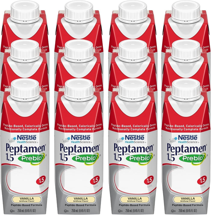 Peptamen 1.5 with Prebio1 Oral Supplement, Vanilla, 250 mL - 10043900349586-Single - LL Medico