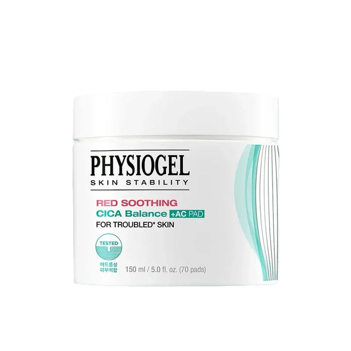 [PHYSIOGEL] Red Soothing Cica Balance AC Pad 150ml 70EA - Ballagrio