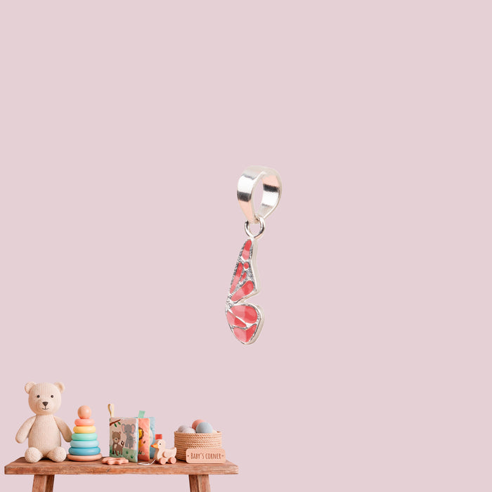Pretty Pink Butterfly Necklace