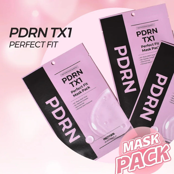 [PRETTYSKIN] PDRN TX1 Perfect Fit Mask Pack 25ml*10EA - Ballagrio