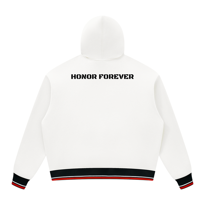 Prexy Unisex Oversized Color Block Fleece Hoodie
