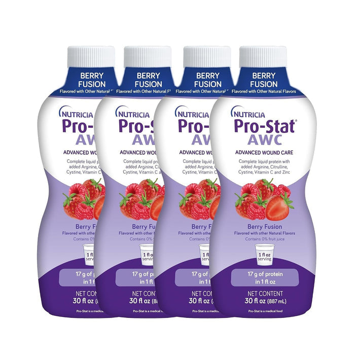 Pro-Stat AWC Advanced Wound Care Liquid Protein Supplement, Berry Fusion, 30 oz - 152183-Case - LL Medico