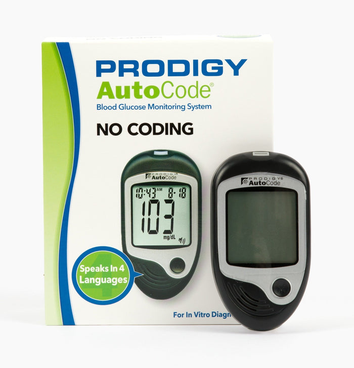 Prodigy AutoCode Talking Blood Glucose Meter Kit - 51885-Single - LL Medico
