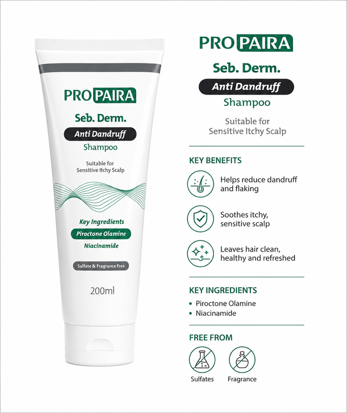 Propaira Anti Dandruff Seb. Derm. Shampoo 200ml