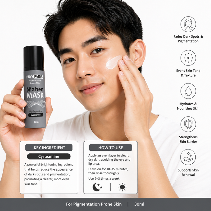Propaira Niaben Mask with Cysteamine 30ml by Propaira - packaging and details - mask
