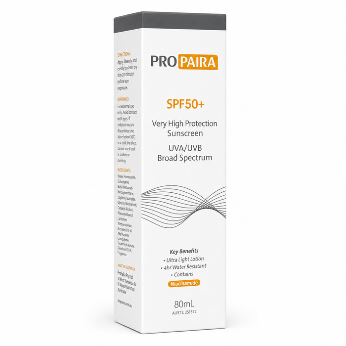 Propaira SPF 50+ White Sunscreen Lotion 80ml