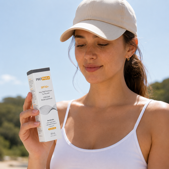 Propaira SPF 50+ White Sunscreen Lotion 80ml