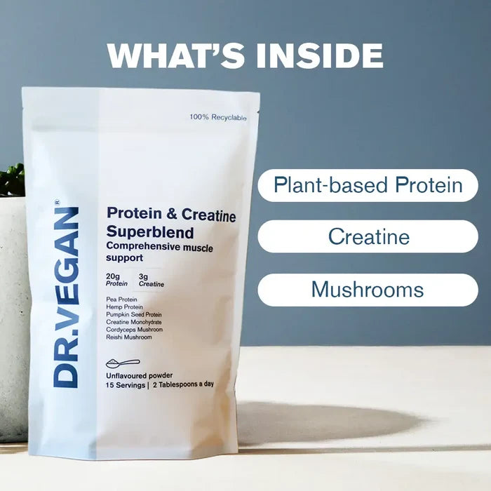 Protein & Creatine Superblend - Dr.Vegan 450g