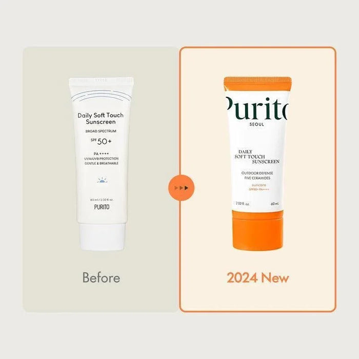 [PURITO] Daily Soft Touch Sunscreen SPF 50+ PA++++ 60ml - Ballagrio