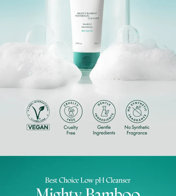 Purito Mighty Bambo Panthenol Cleanser 150Ml