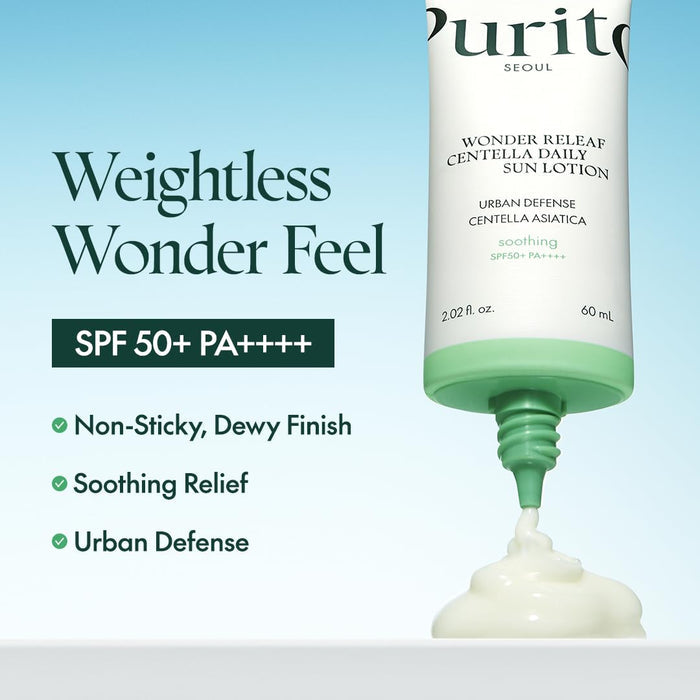 Purito | Wonder Releaf Centella Daily Sun Lotion SPF50+ PA++++ - skin28