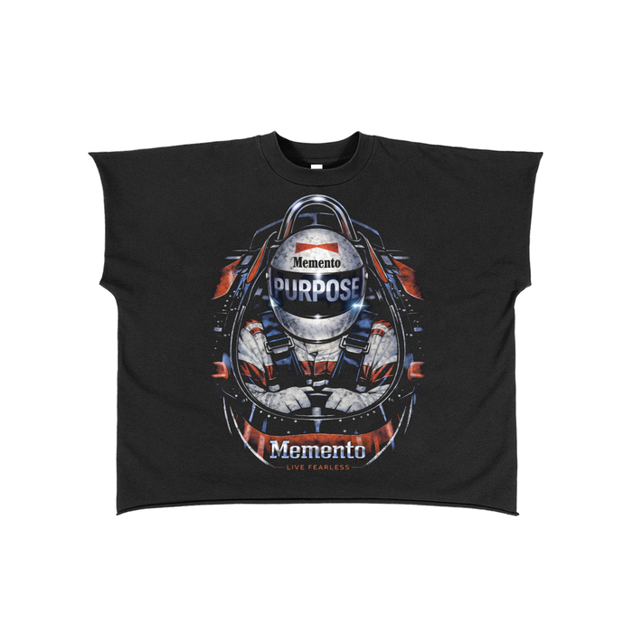 Purpose Raw Edge Boxy Non-Shrink T-Shirt - Memento Mori Clothing