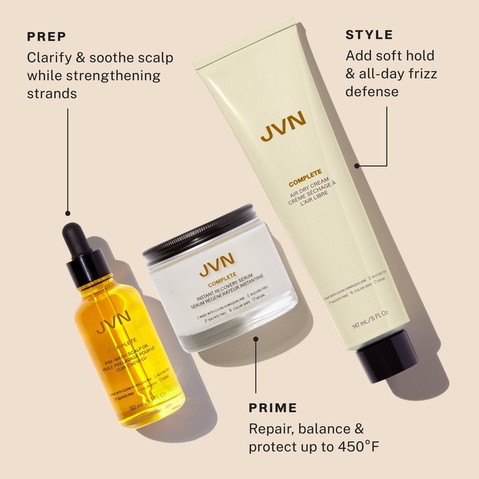 JVN Hair sets product Quick & Easy Bestsellers Set (new) Start to Finish Best Sellers Set sulfate-free silicone-free sustainable