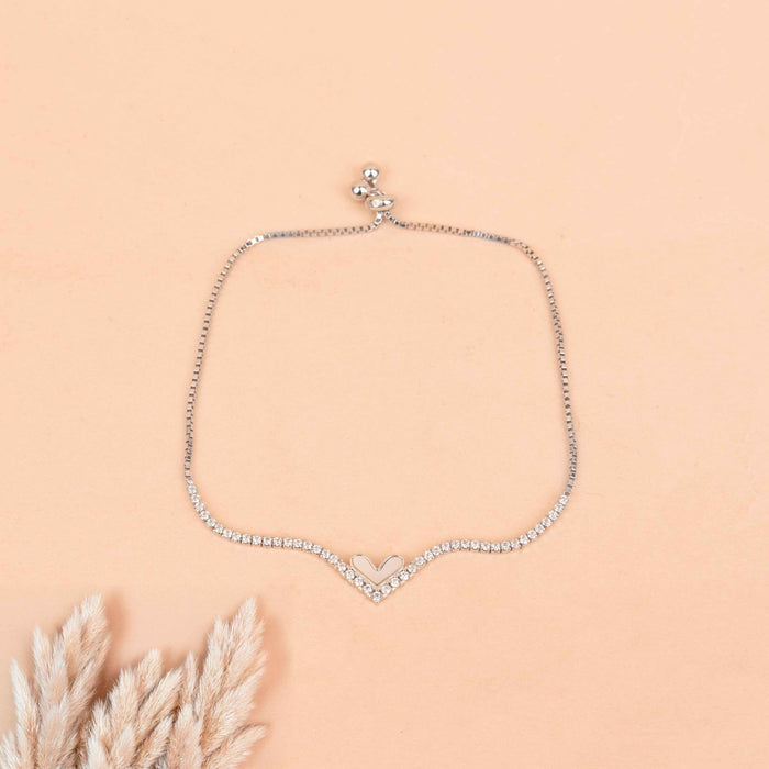 Qurbat Dainty Heart Bracelet