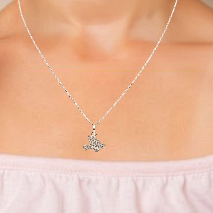 Radiant Dove Necklace
