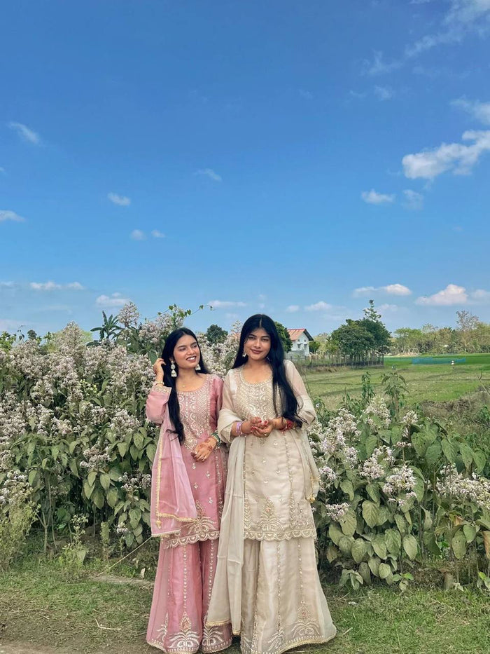 Radiant Duo in Ethnic Splendor