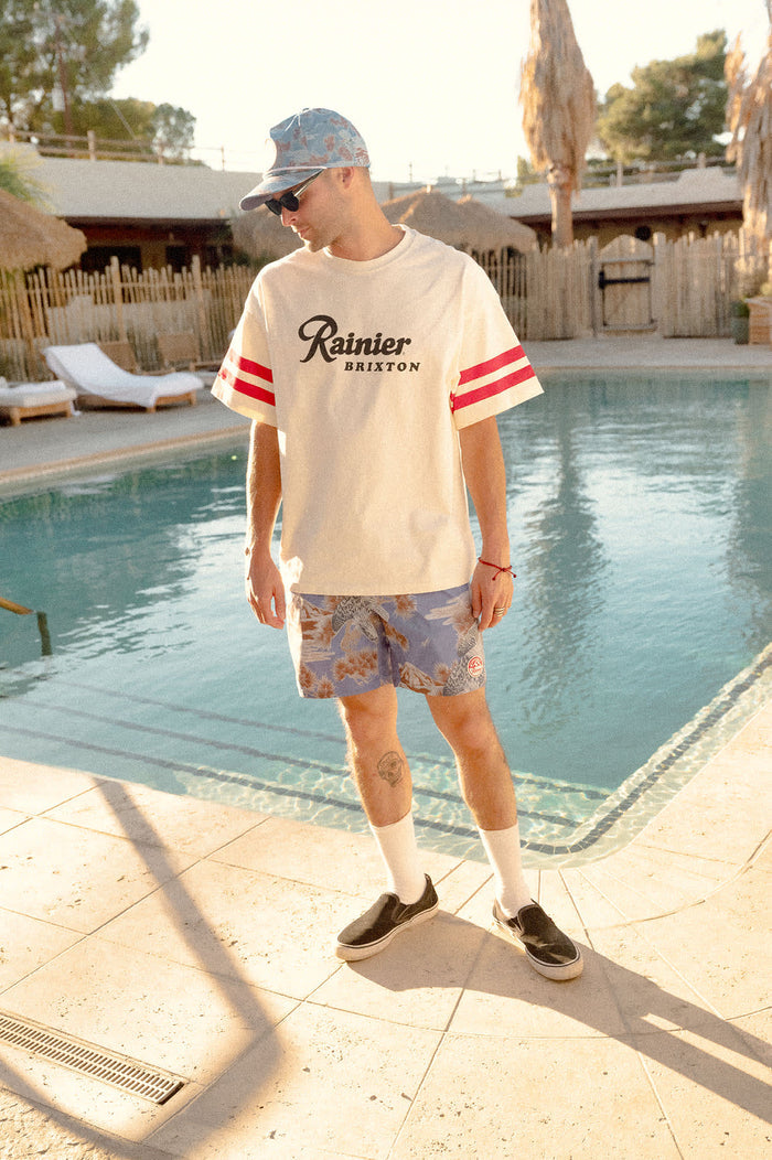 Men's Rainier 1878 Short Sleeve Oversized T-Shirt in the color Natural - Men's Lifestyle image