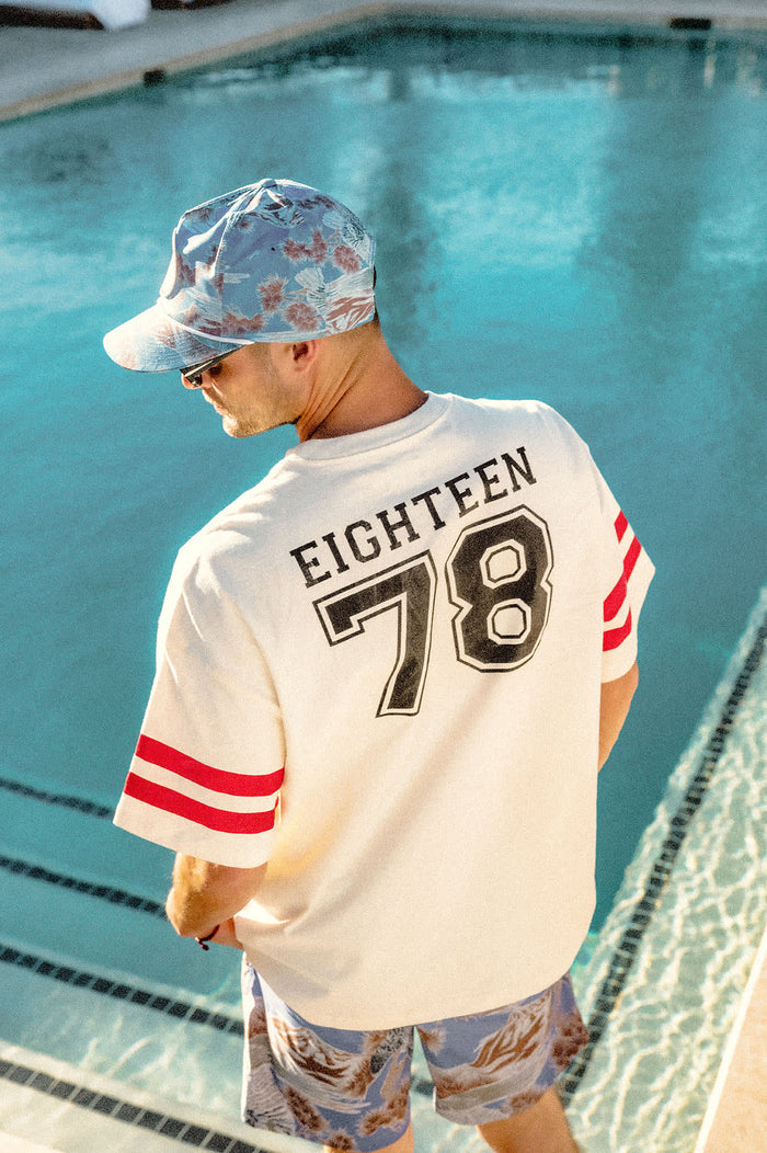 Unisex Rainier X Brixton Snapback in the color Blue Sky - Men's Lifestyle image