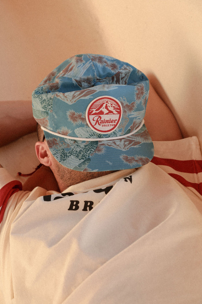 Unisex Rainier X Brixton Snapback in the color Blue Sky - Men's Lifestyle image