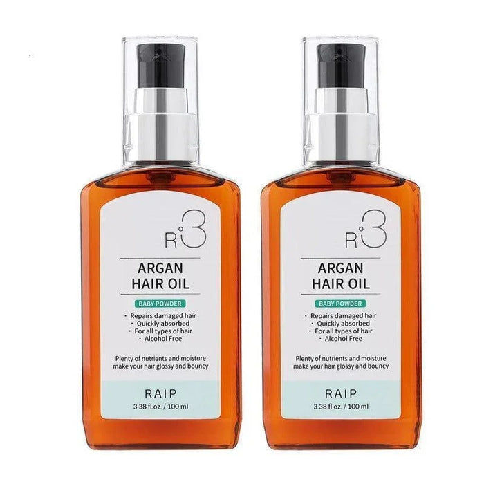 [RAIP] R3 Argan Oil Hair Essence #Baby Powder (1+1) 100ml*2EA - Ballagrio
