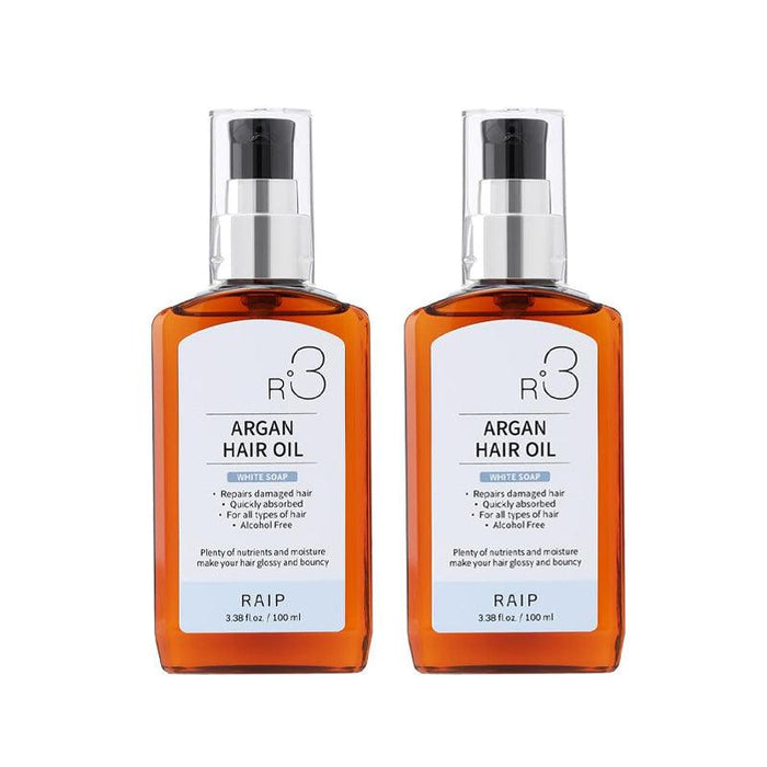 [RAIP] R3 Argan Oil Hair Essence #White Soap (1+1) 100ml*2EA - Ballagrio