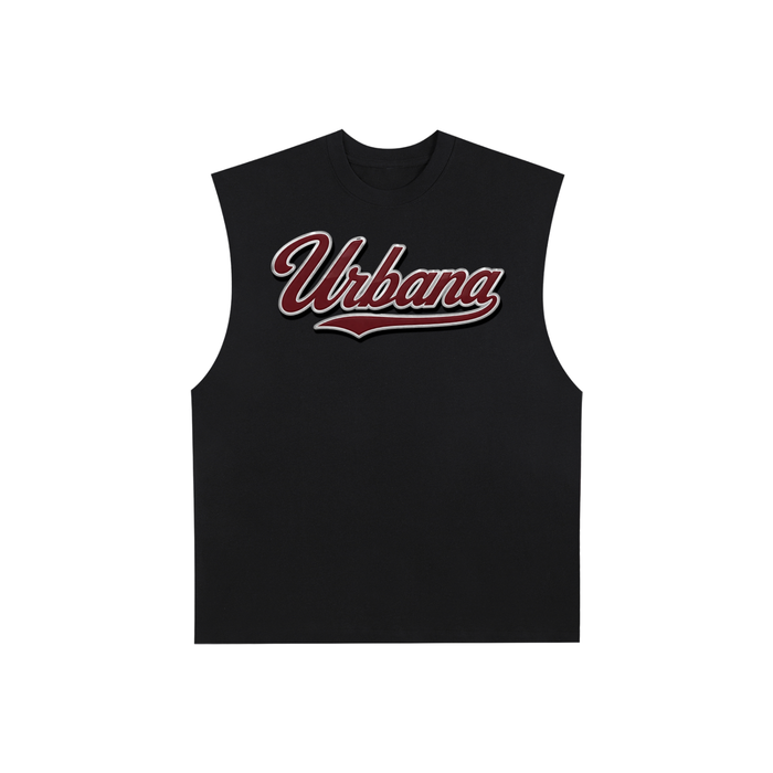 Raw Edge Cotton Tank Top