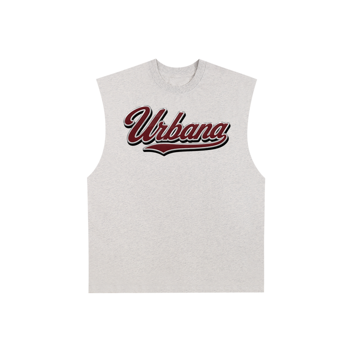 Raw Edge Cotton Tank Top