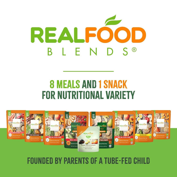 Real Food Blends Tube Feeding Formula, Eggs, Apples & Oats, 9.4 oz - 176989-Single - LL Medico