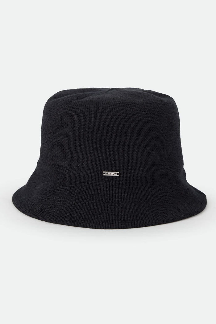 Unisex Redding Knit Packable Hat in the color Black/Black - Additional Laydown image